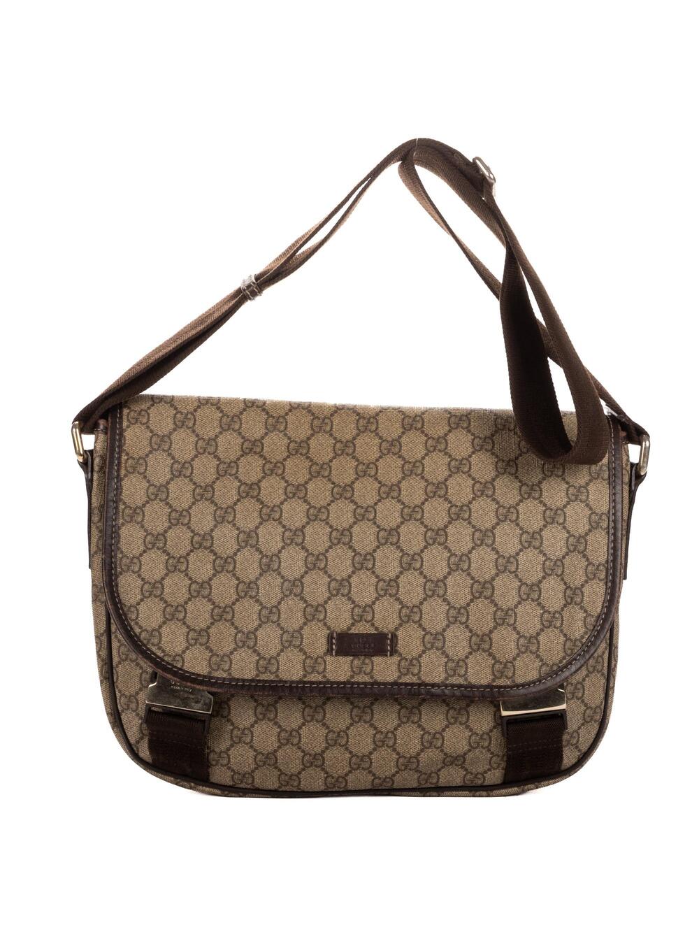 Gucci Double Buckle Messenger Bag Gg #376581G71B